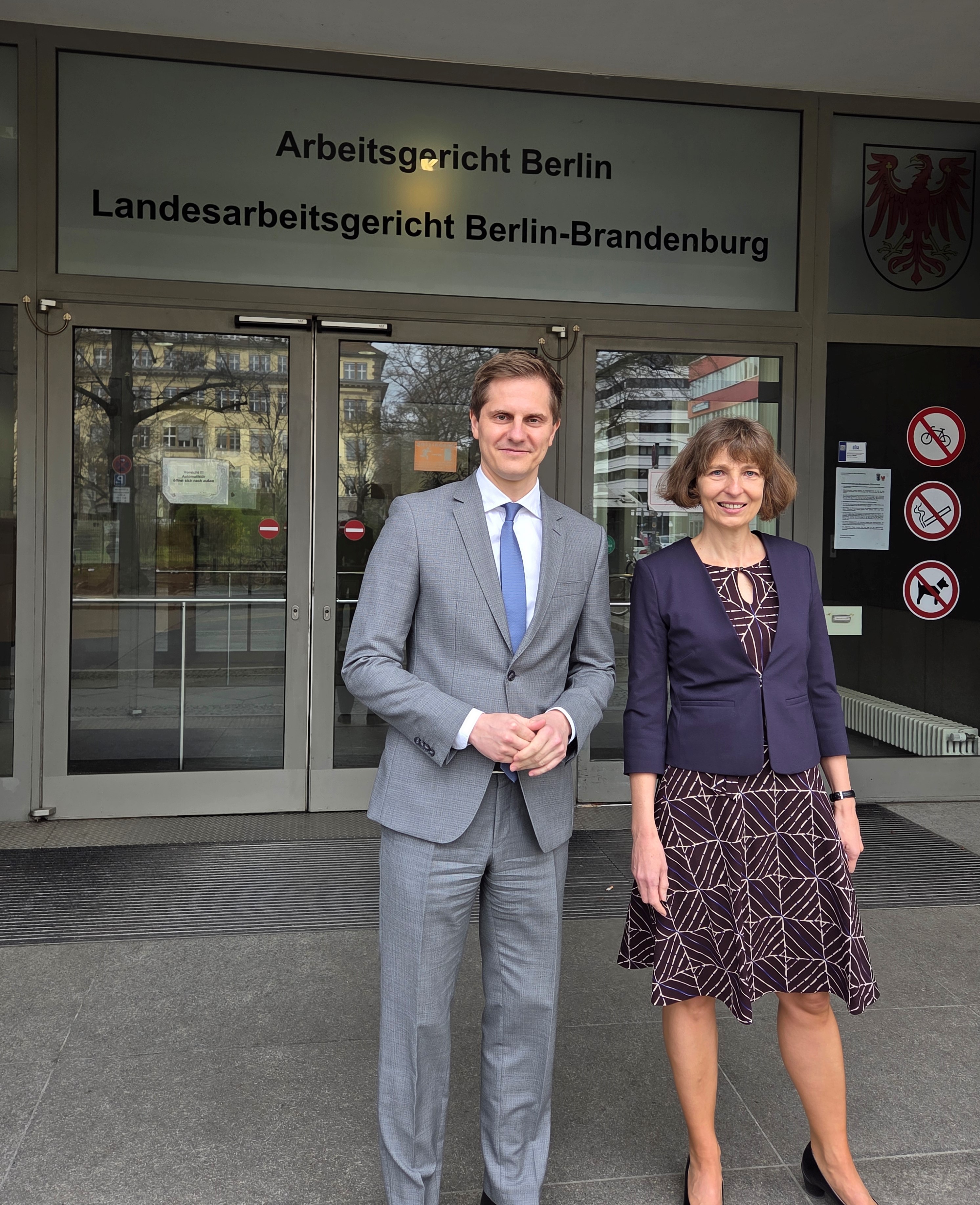 Antrittsbesuch des Justizministers beim Landesarbeitsgericht Berlin-Brandenburg