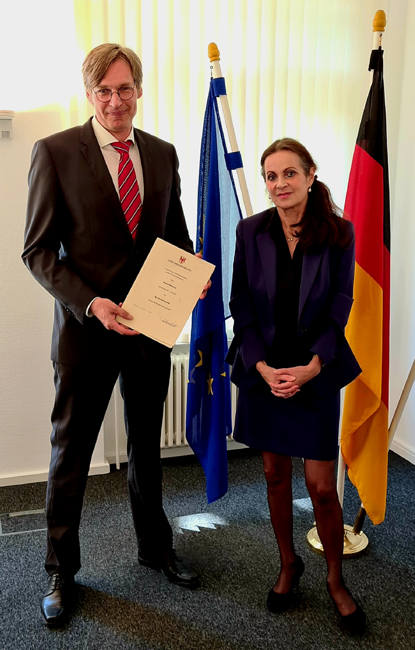 Ministerialdirigent Roland Wilkening dauerhaft mit der Leitung der Abteilung für Strafrecht, Justizvollzug und Soziale Dienste betraut