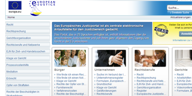 Europäisches Justizportal