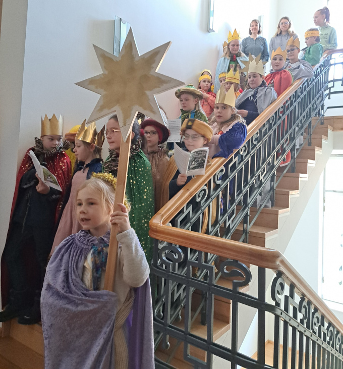 Besuch der Sternsinger 2024