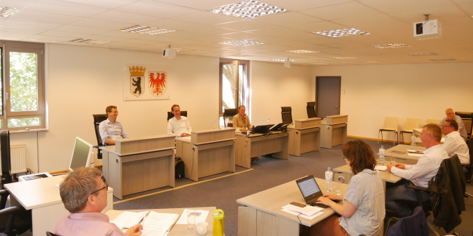 Foto der Sitzung der Arbeitsgruppe 1 am 14. Juli 2022