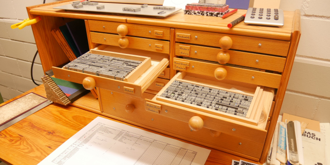 Buchbinderei der JVA Justizvollzugsanstalt Brandenburg an der Havel