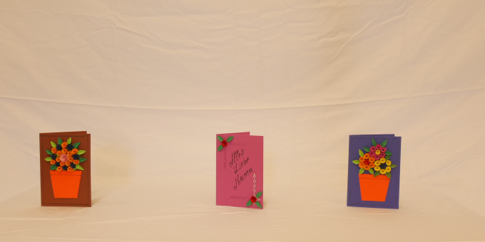 Karten - Produkte des Arbeitstrainings Kreativ der JVA Cottbus-Dissenchen