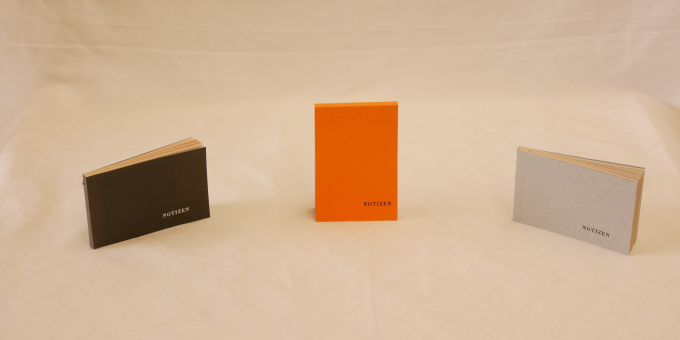 Notizblöcke - Produkte der Buchbinderei der JVA Brandenburg an der Havel