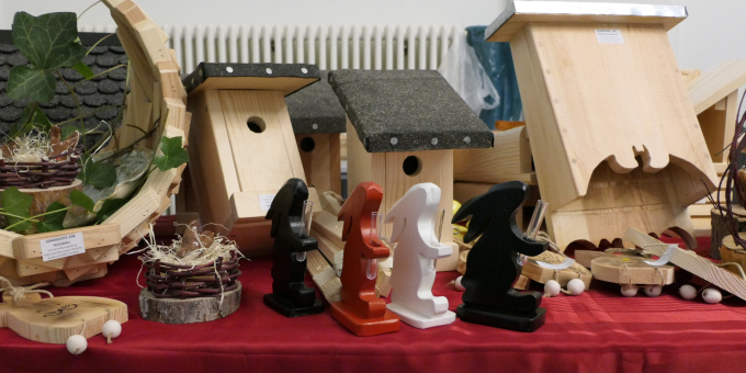 Foto zeigt: Osterbasar 2025