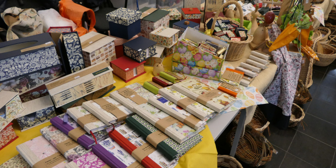 Foto zeigt: Osterbasar 2025