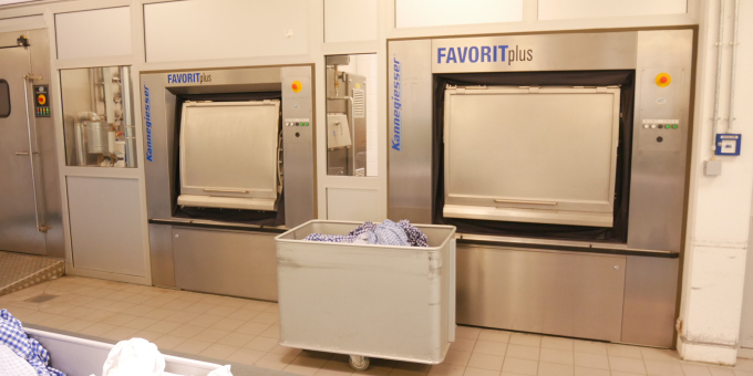 Wäscherei der JVA Cottbus-Dissenchen