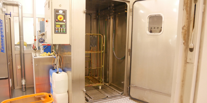 Wäscherei der JVA Cottbus-Dissenchen