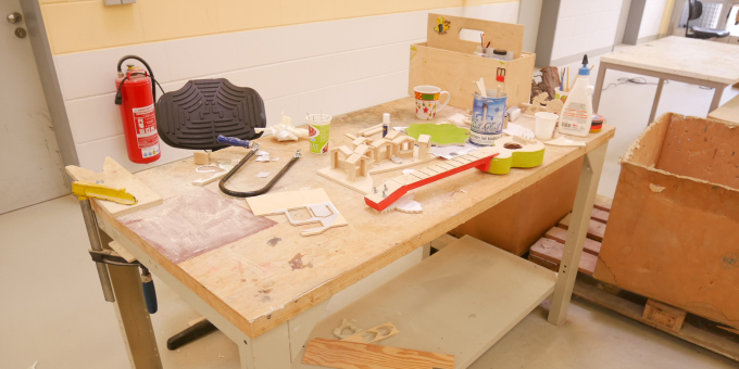 Werkstatt des Arbeitstrainings Holz der JVA Cottbus-Dissenchen