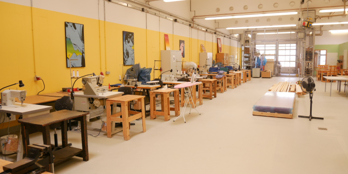 Werkstatt des Arbeitstrainings Kreativ der JVA Cottbus-Dissenchen