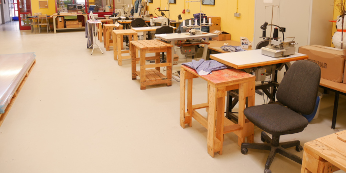 Werkstatt des Arbeitstrainings Kreativ der JVA Cottbus-Dissenchen