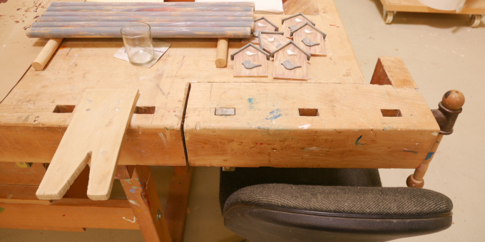 Werkstatt des Arbeitstrainings Kreativ der JVA Cottbus-Dissenchen