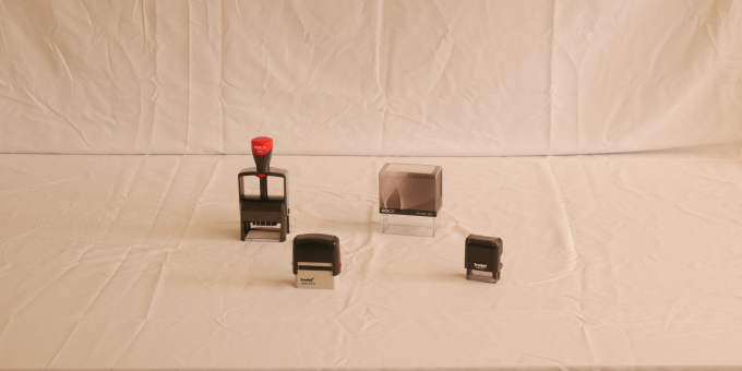 Stempel individuell bedrucken - Produkte der Druckerei der JVA Luckau-Duben