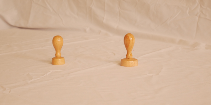 Stempel individuell bedrucken - Produkte der Druckerei der JVA Luckau-Duben