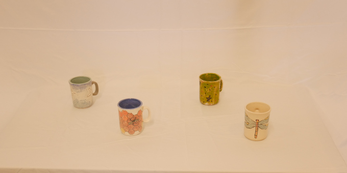 Tassen - Produkte des Arbeitstrainings Kreativ der JVA Cottbus-Dissenchen