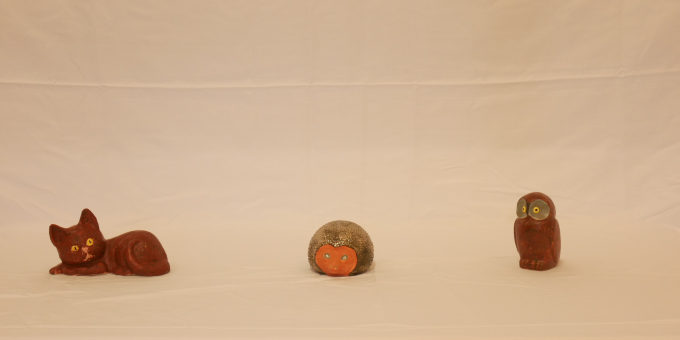 Keramikfiguren - Produkte des Arbeitstrainings Kreativ der JVA Cottbus-Dissenchen